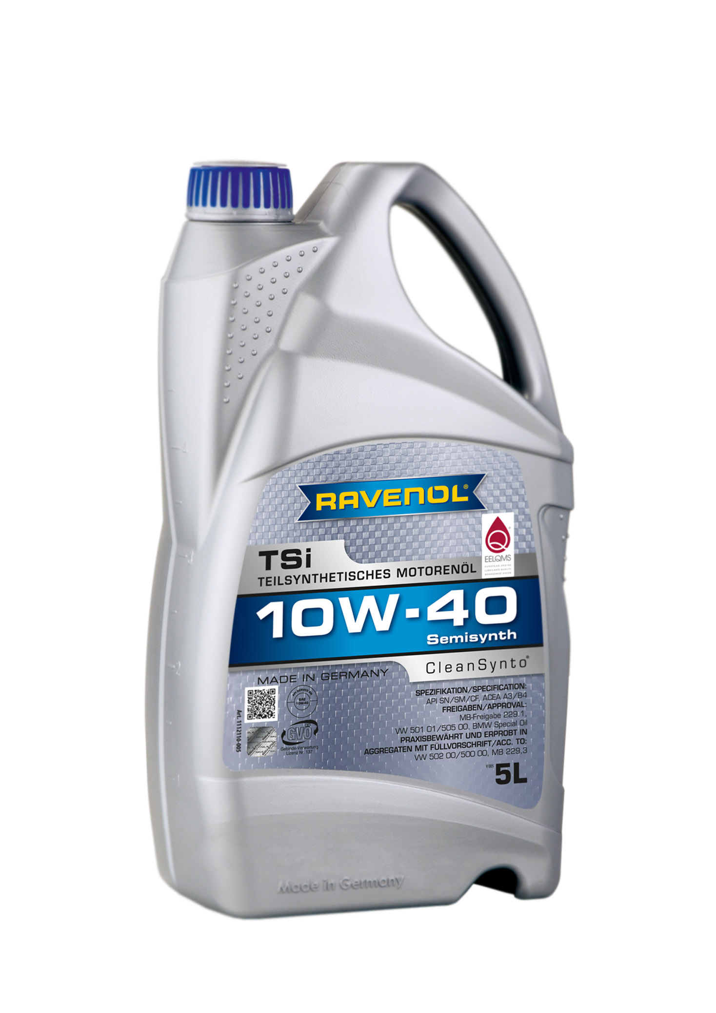 Масло моторное полусинтетическое RAVENOL TSI SAE 10W-40 5л