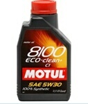 Масло моторное синтетическое 8100 Eco-clean+ 5W-30, 1л